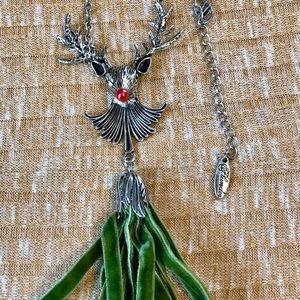 Plunder Christmas Reindeer Necklace
